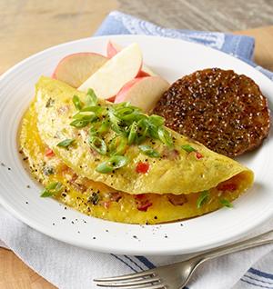 Frittata Omelet & Maple Sausage